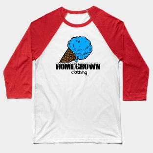 Homegrown Blue Ice Cream Design Baseball T-Shirt